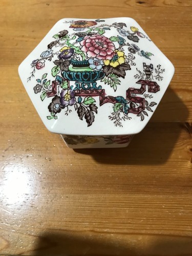 Masons ironstone trinket box - masons,