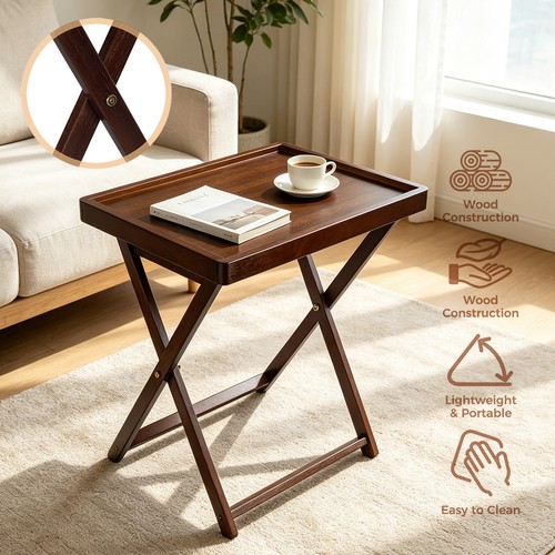 Wooden folding table patio - wooden,