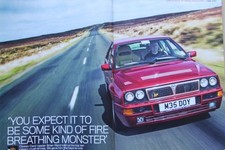 Original CC 2015 extracted mag article 1994 LANCIA DELTA INTEGRALE EVOLUZIONE II