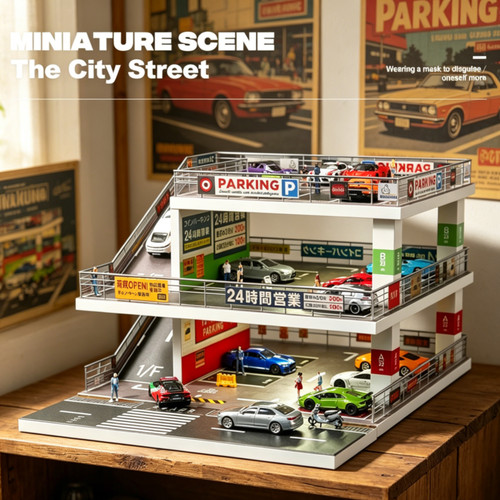 Diorama diecast car - 1:64,