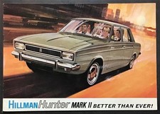HILLMAN Hunter Mark II Car Sales Brochure 1967-68  Ref 3530/H