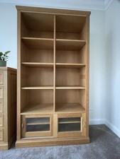 Two Solid Oak Stylish  Storage Cabinets
