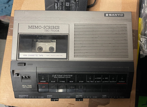 Sanyo memo scriber - sanyo, trc7500a