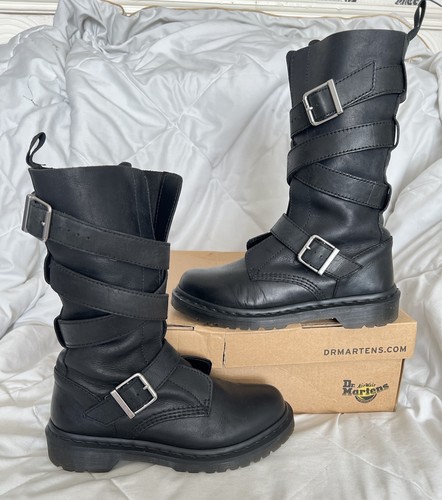 Martens lauren buckle biker - dr,