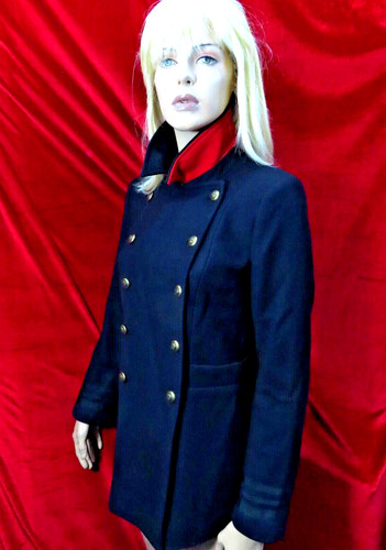 Zara woman navy double - woman, ~navy