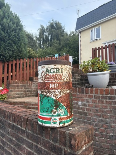Vintage castrol oil drum - castrol,