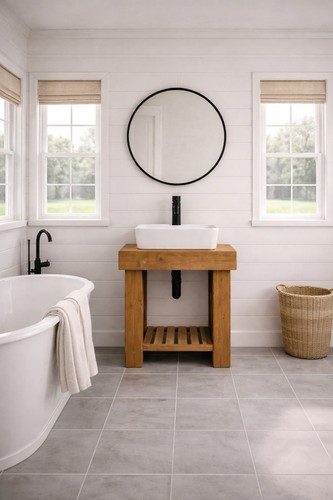 Solid wood wash stand - wood,
