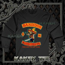 Bandidos Worldwide MC Texas American Unisex Men's T-Shirt Funny  Size S to 2XL