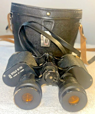 8 x 30 Binoculars БПЦ4 KOMZ Russian USSR with Leather Case & Carry Straps