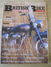 BRITISH BIKE JUL 1989 NORTON TEST PANTHER 120 SEELEY-WESLAKE SCOTLAND TRIUMPH OD