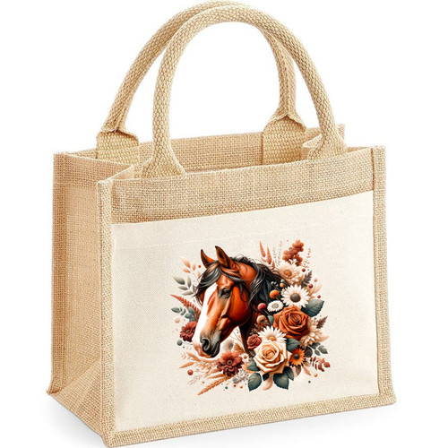Personalised jute tote bag - xl,