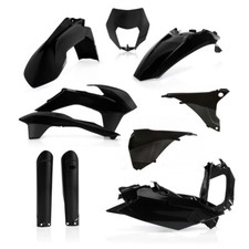 Acerbis Full Plastics Kit KTM EXC EXC-F 125 250 300 400 450 520 525 2016 Black