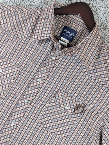 Wrangler western pearl snap - pearl,