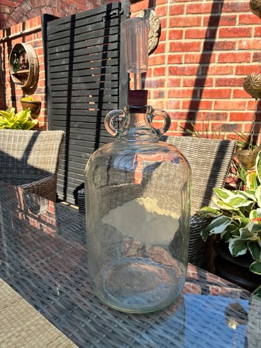 Demijohn glass bottle for - bottle, 4.5l