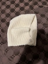 Hand Knitted Adult Bonnet Wool