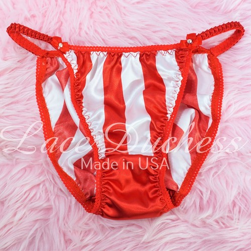 Christmas satin panties - christmas,