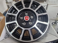 16" BLACK POLISHED ALLOY WHEELS FOR FIAT DUCATO VANS LOAD RATED 1250KG