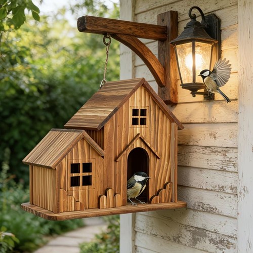 Handmade garden bird - garden, house