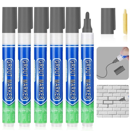 6pcs grout pen dark - grout,
