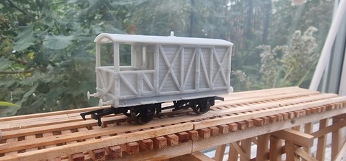Gwr 1874 1882 road van - , oo