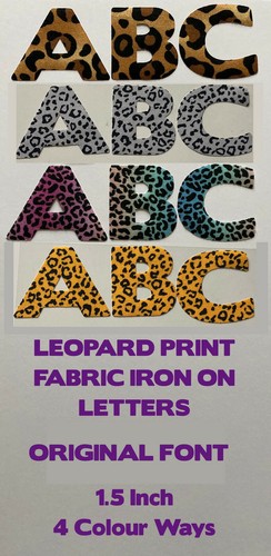 Leopard print iron - print, on