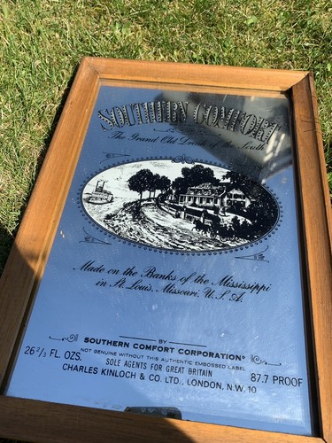Framed southern comfort pub - framed,