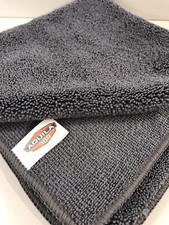 10 x GREY 360gsm Super Plush Microfibre Towel Car Detailing Aquila369 Pro Range