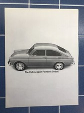 1966 VW FASTBACK Print Ad 1967