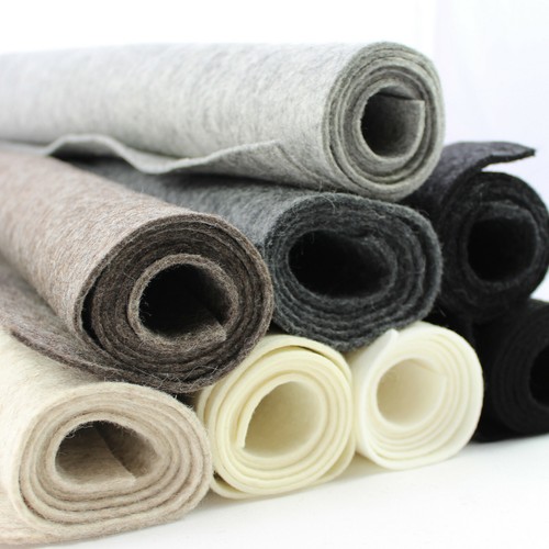 2mm thick 100 wool pressed - 2mm,