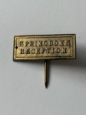 Old Badge, Springboks Reception, Possibly South African Rugby Team.