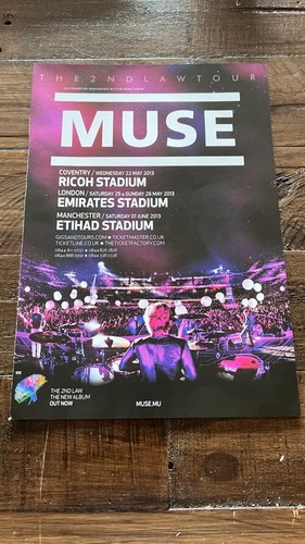 Muse 2nd law tour promo - 2nd, poster