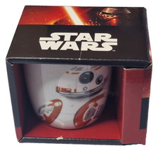 Star Wars Ceramic Mug BB8 The Force Awakens Disney Gift Boxed BB-8 White Orange