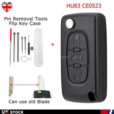 3 Button Remote Flip Key Fob