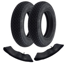 2x Tyre + Tube Set 3.50-10 3.50-10 Inch for Honda Dax Monkey Skyteam