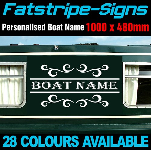 Personalised narrow boat barge - personalised,