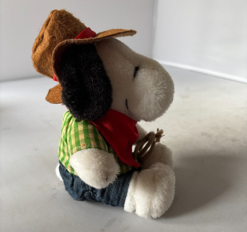 Vintage cowboy snoopy - snoopy, plush