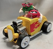 M&Ms Yellow Hot Rod Car Candy