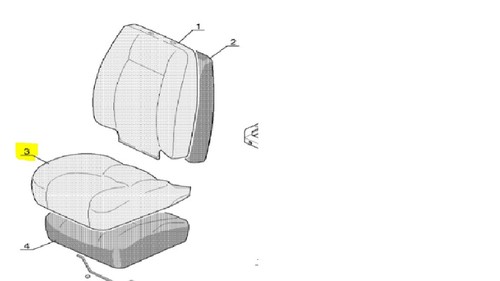Genuine manitou seat - manitou,