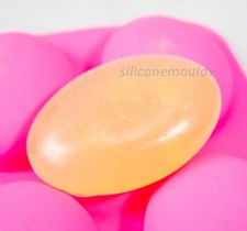 6 cell Oval Pebble Silicone