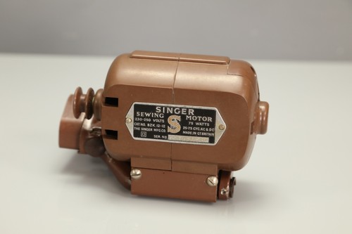 Vintage brown singer sewing - brown,