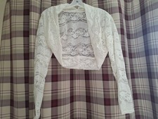 Cream Women's Lace Bolero