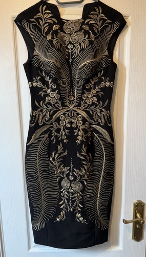 Karen millen black dress with - millen,