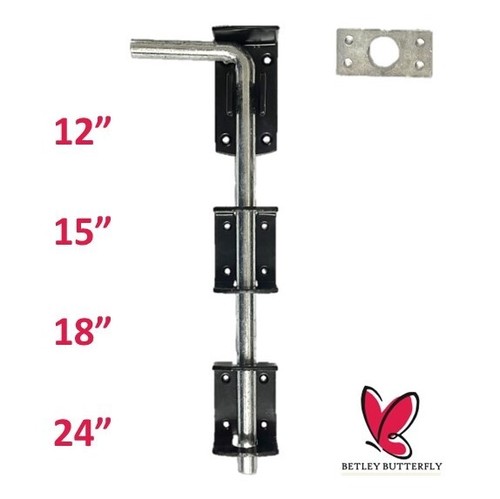 Drop down bolt 18 24 - down, 15"