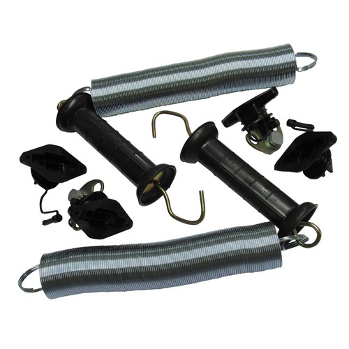 Electric fencing spring gate - fencing,