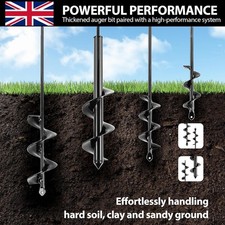Auger Spiral Drill Bit Fence