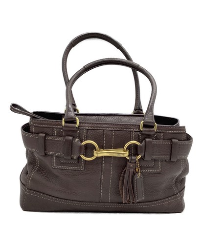 Coach handbag f10212 - handbag, brown