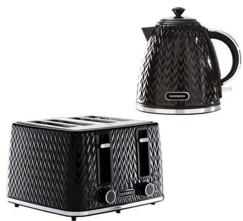 Daewoo argyle black jug - argyle,