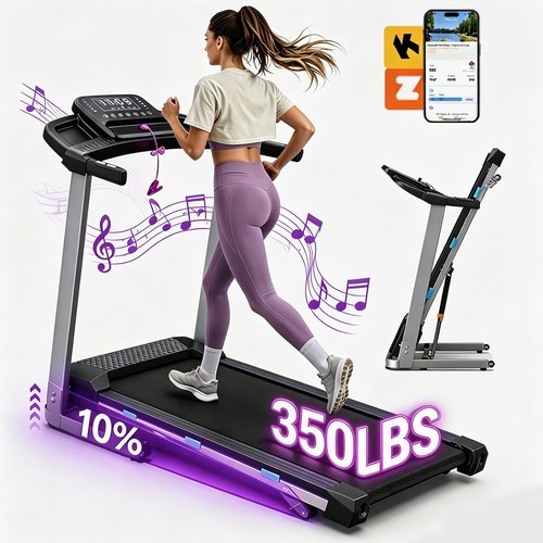 Foldable treadmill with - treadmill,