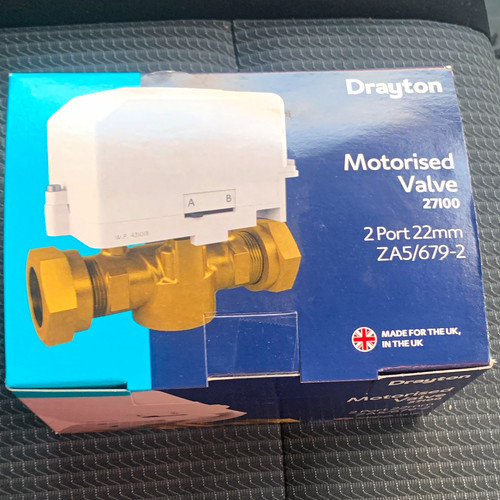 Drayton motorised port 22mm - motorised,