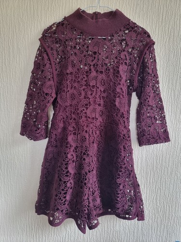 Zara guipure lace crochet - lace,